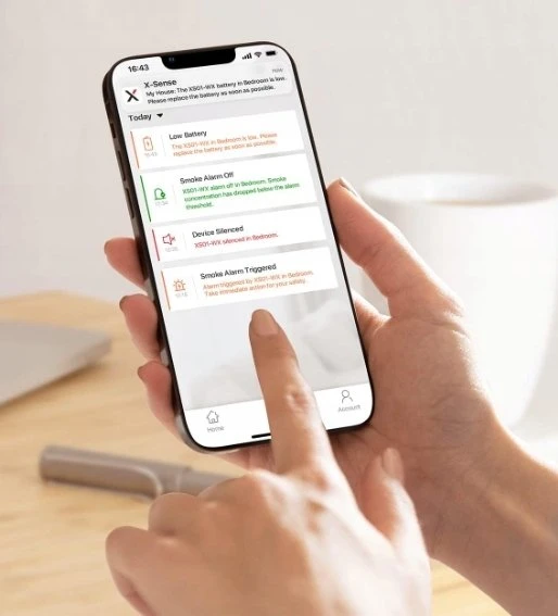Dm detektorius X-Sense XS01-WX (Autonominis, WIFI)