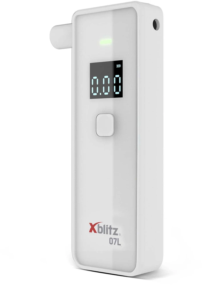 Alkotesteris Xblitz 07L su ekranu