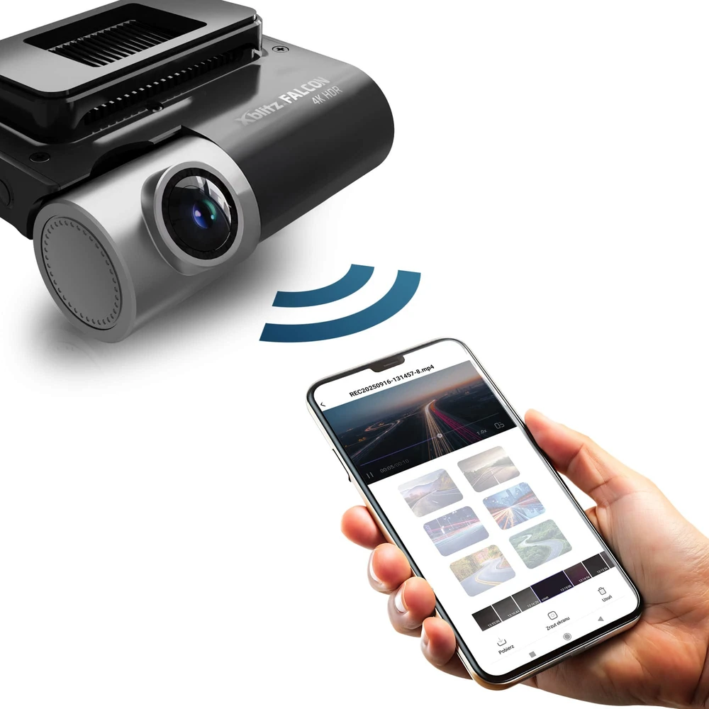 XBLITZ FALCON PREMIUM DVR WITH REARVIEW CAMERA