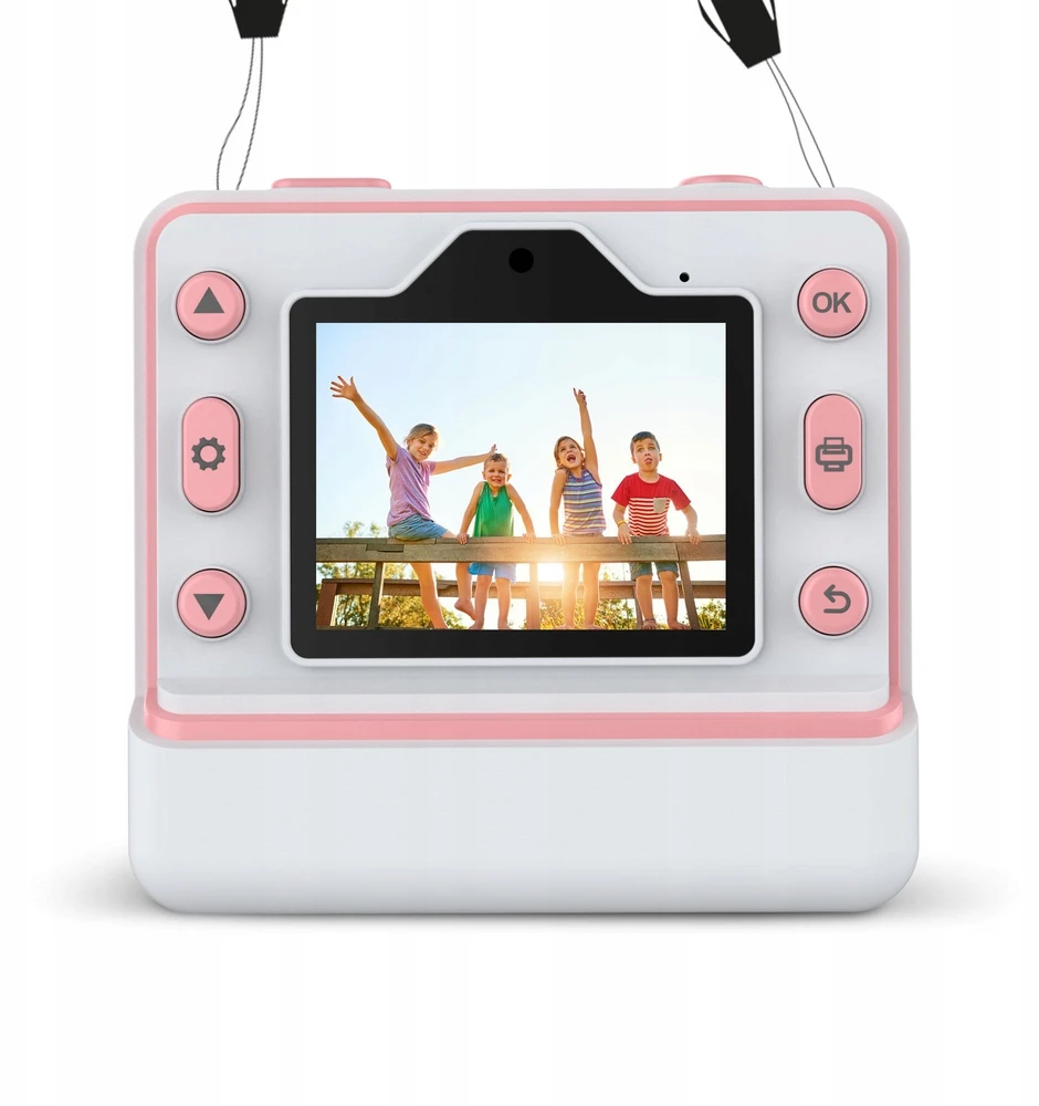 Xblitz FLASH Rožinis INSTANT CAMERA WITH THERMAL PRINTER FOR CHILDREN