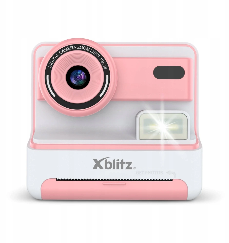 Xblitz FLASH Rožinis INSTANT CAMERA WITH THERMAL PRINTER FOR CHILDREN