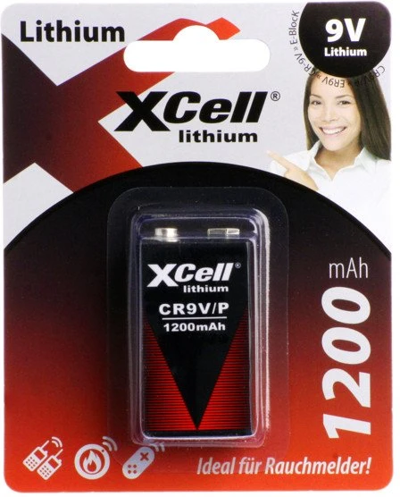 XCell akumuliatorius X9V-B 9V blokas 1200mAh 1 vnt.