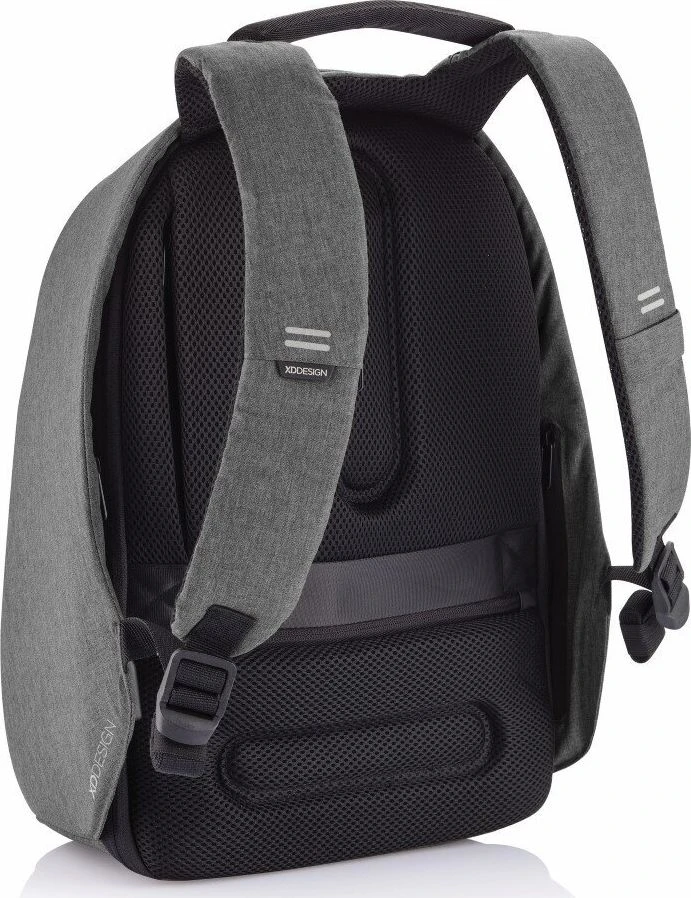Kuprinė su apsauga nuo vagių XD Design Bobby Hero XL, Juodos/Pilkos spalvos