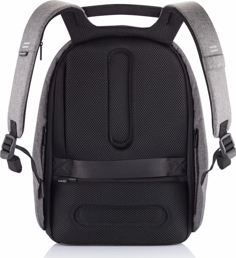 Kuprinė su apsauga nuo vagių XD Design Bobby Hero XL, Juodos/Pilkos spalvos