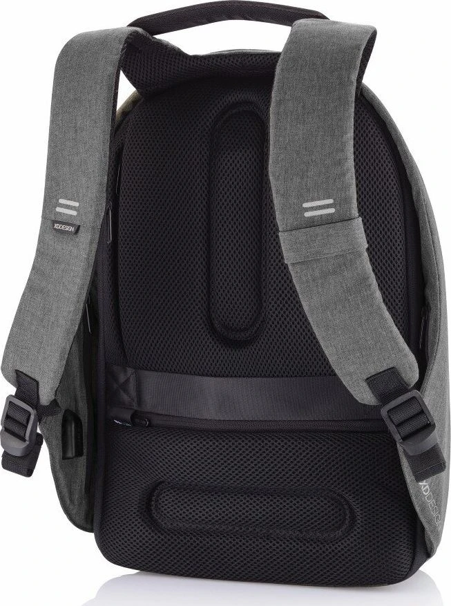 Kuprinė su apsauga nuo vagių XD Design Bobby Hero XL, Juodos/Pilkos spalvos