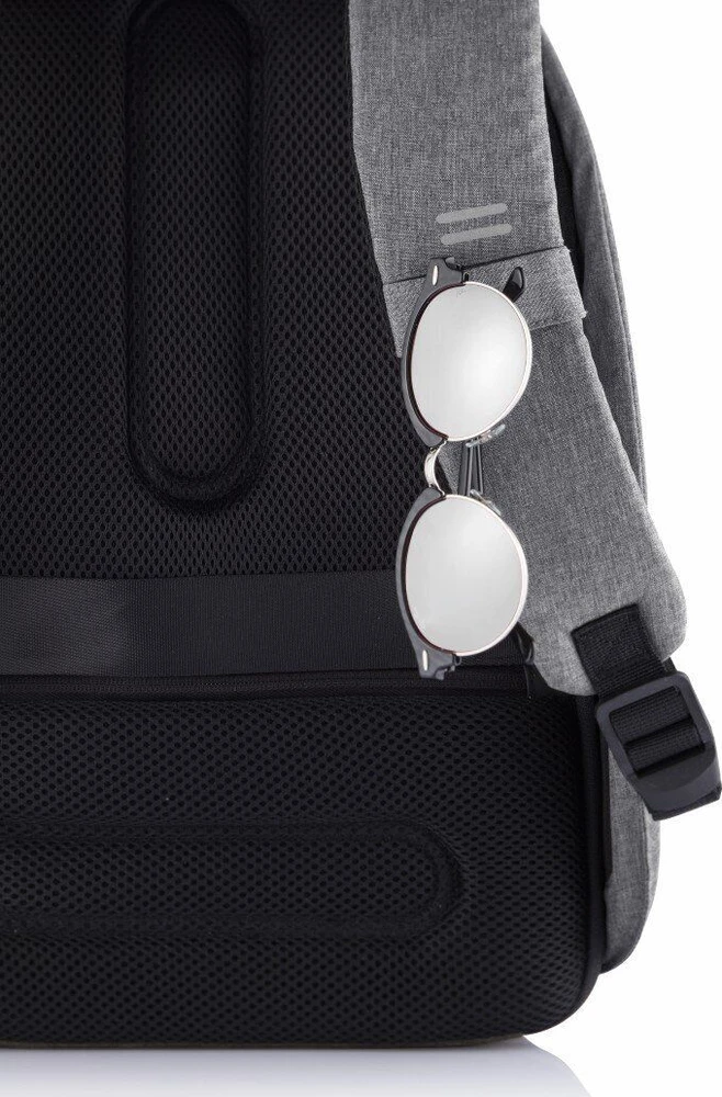 Kuprinė su apsauga nuo vagių XD Design Bobby Hero XL, Juodos/Pilkos spalvos