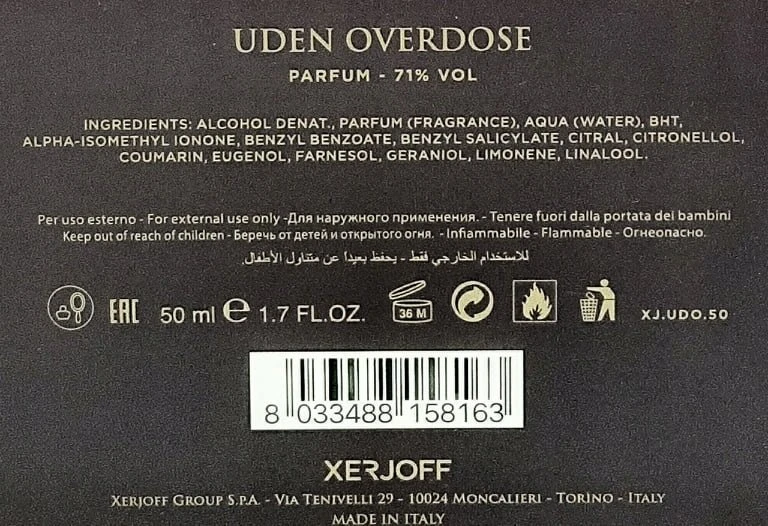 „Xerjoff Shooting Stars Without Overdose“ (EDP) unisex kvepalai 50 ml