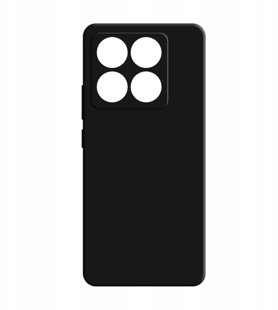 Dėklas 3MK Silicone dėklas skirtas Xiaomi 14T Pro juodos spalvos