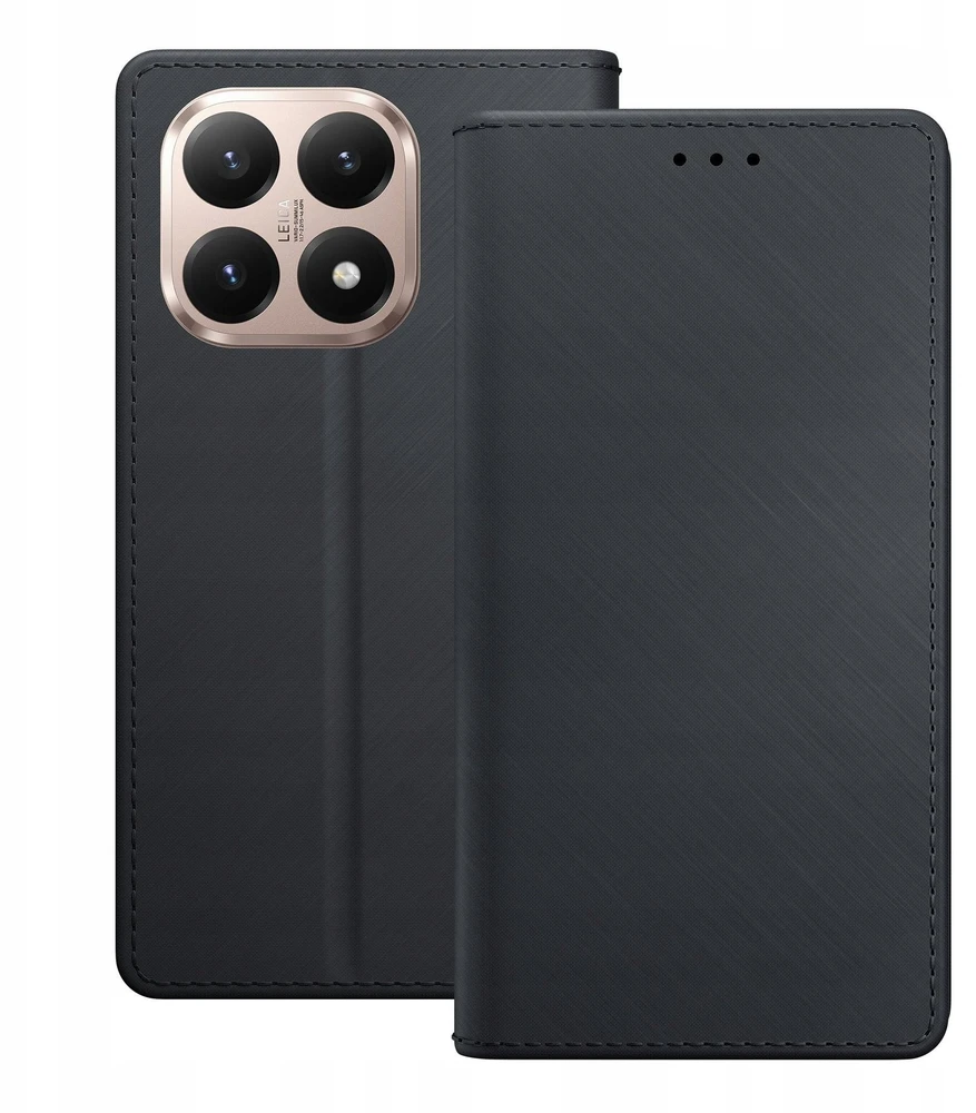 3mk piniginės dėklas, skirtas „Xiaomi 15T 5G“ - Juodas