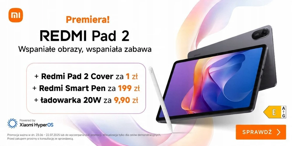 „Xiaomi Redmi Pad 2“ dėklas | Dėklas | Pilkas
