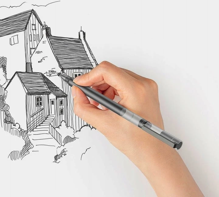 Rašiklis - XIAOMI DIDELĖS TALPOS GELINIS RAŠIKLIS 0.5mm 10 Vnt Raudonas