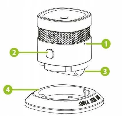 DŪMŲ DETEKTORIUS, ENGO ESMOKE, ZIGBEE