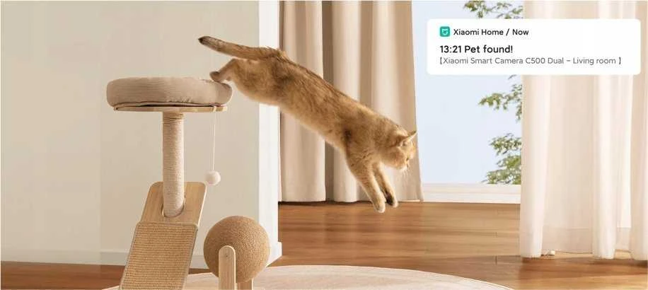 Xiaomi | Smart Security Camera | C500 Dual EU | PTZ | 4 MP | 5P Optical lenses/ F1.6 | H.265 | MicroSD, max. 256 GB