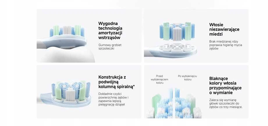 Elektrinis dantų šepetėlis Xiaomi Oscillation, baltas