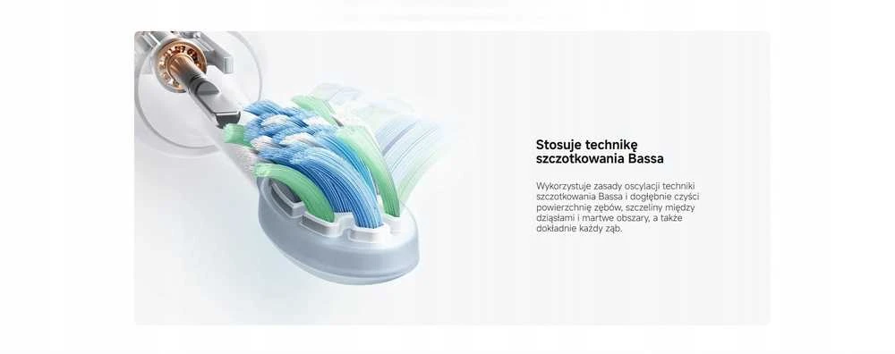 Elektrinis dantų šepetėlis Xiaomi Oscillation, baltas
