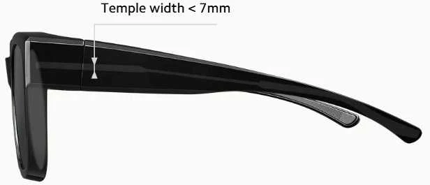 Akiniai nuo saulės Xiaomi Polarized Fitover Sunglasses, poliarizuoti, dedami ant korekcinių akinių