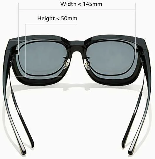 Akiniai nuo saulės Xiaomi Polarized Fitover Sunglasses, poliarizuoti, dedami ant korekcinių akinių