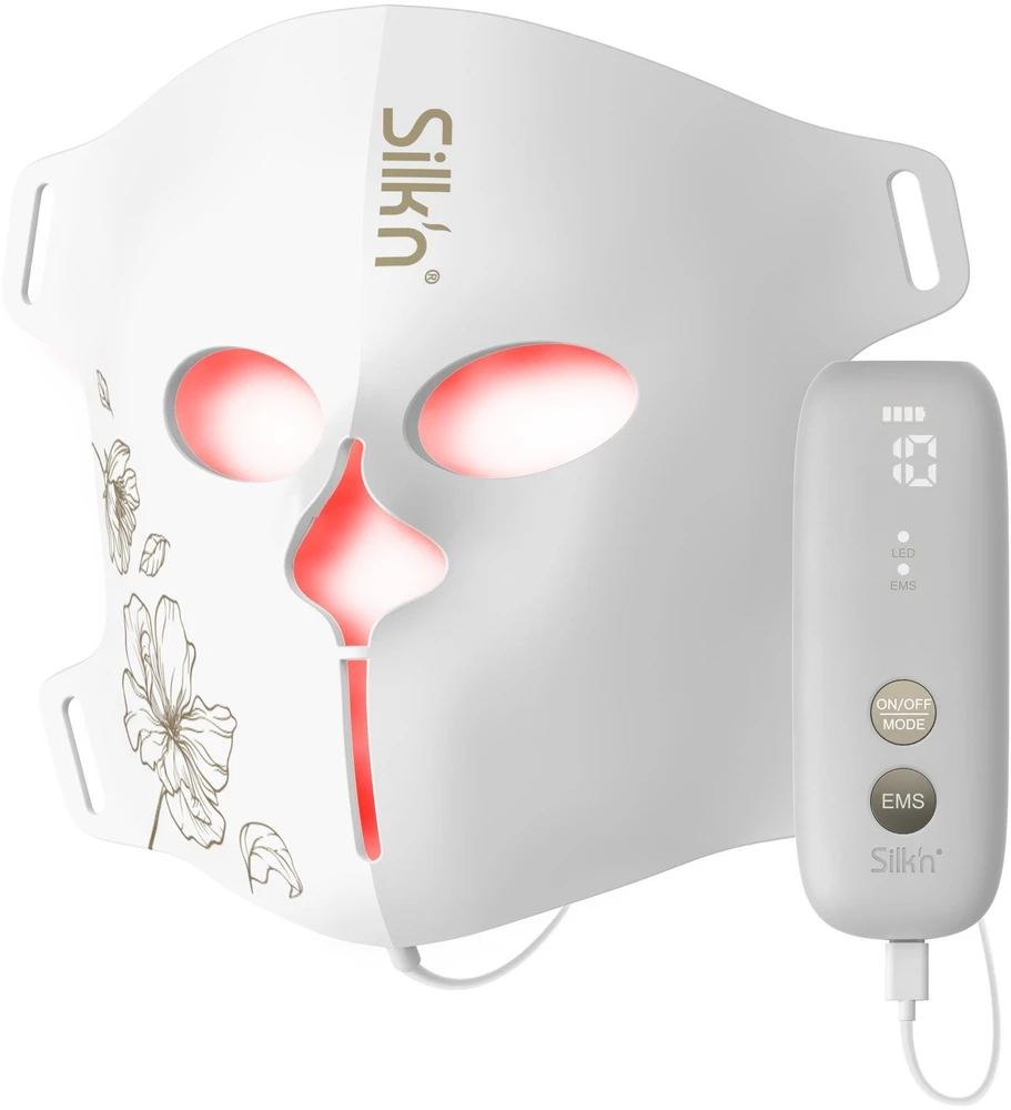 LED veido kaukė su EMS stimuliacija Silk'n LED EMS Face Mask