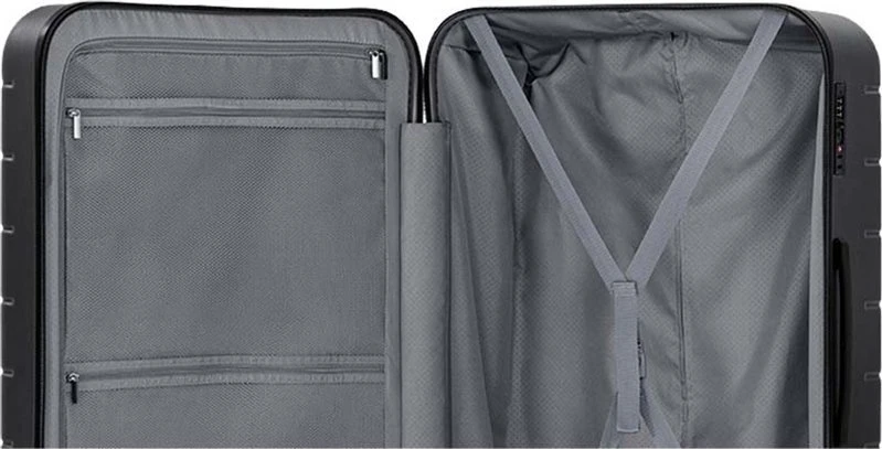 Kelioninis lagaminas Xiaomi Classic Pro 24" (Aukštis: 66.5 cm x Plotis: 43.3 cm x Gylis: 27.5 cm), Pilkos spalvos