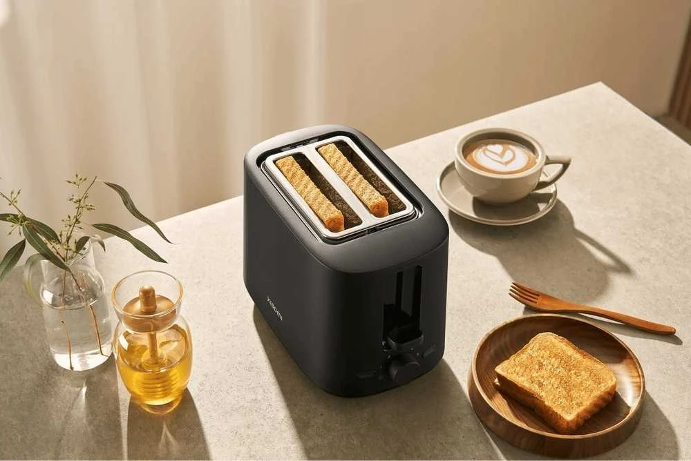 Skrudintuvas Xiaomi Toaster EU  | Galia 780–930 W | Lizdų skaičius 2 | Korpuso medžiaga - plastikas | Juodas