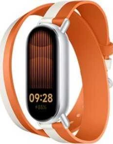 Xiaomi Dual-tone Leather Strap | 140–180mm | Calf Leather, PU (inside) | Baltas and Oranžinis