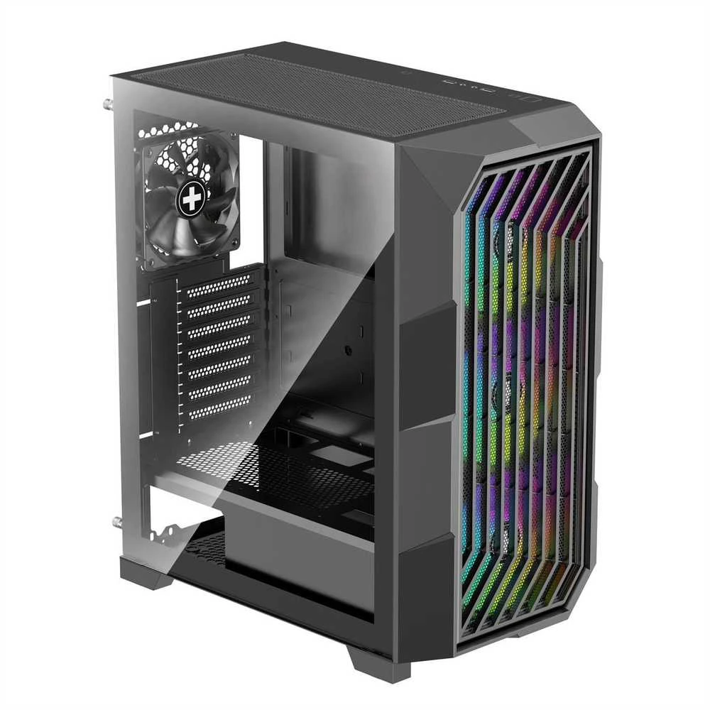 Xilence Xilent Breeze II XG181, Tower-case - juodas, Tempered Glass