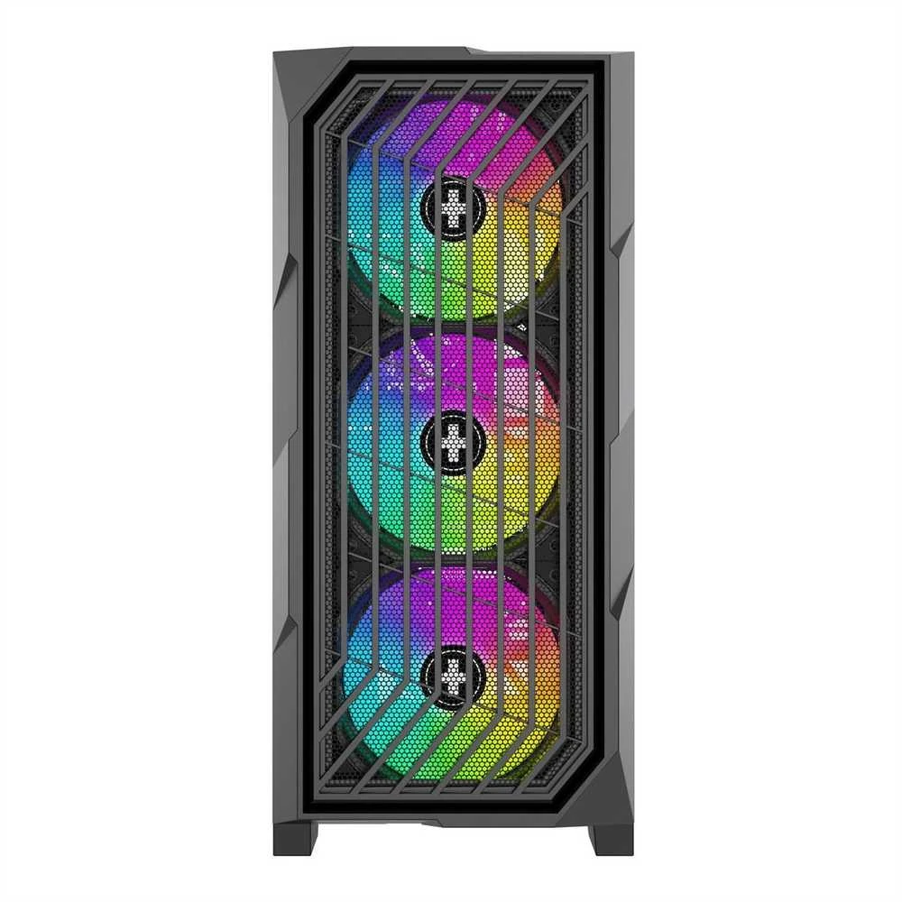 Xilence Xilent Breeze II XG181, Tower-case - juodas, Tempered Glass