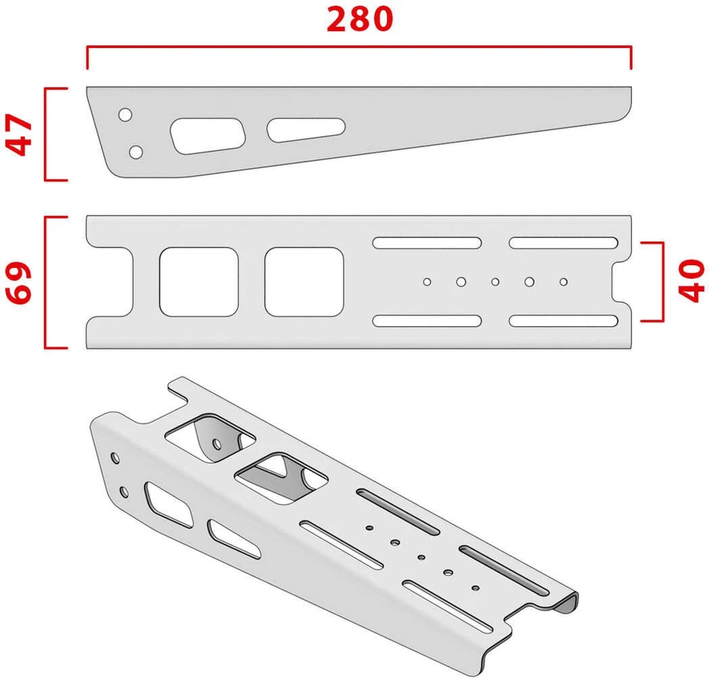 Virpil Controls VIRPIL valdikliai stalo tvirtinimo adapteris Mongoos T-50 droselis – juodas