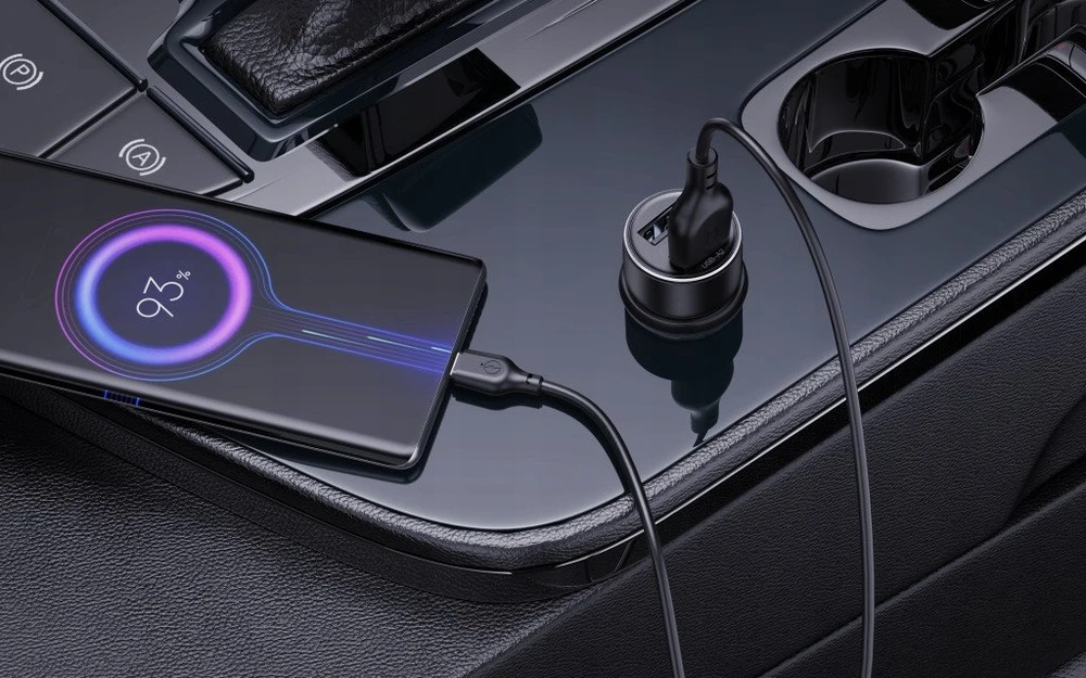 XO car charger CC53 12W 2x USB juodos spalvos