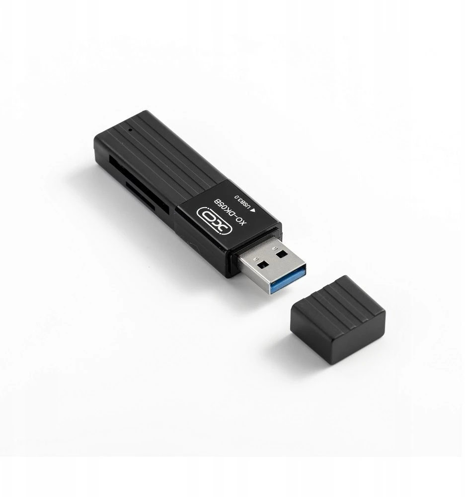 Atminties kortelė XO card reader 2 in 1 DK05A USB 2.0 juodas