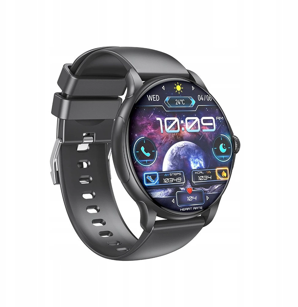 XO išmanusis laikrodis J11 Amoled juodos spalvos