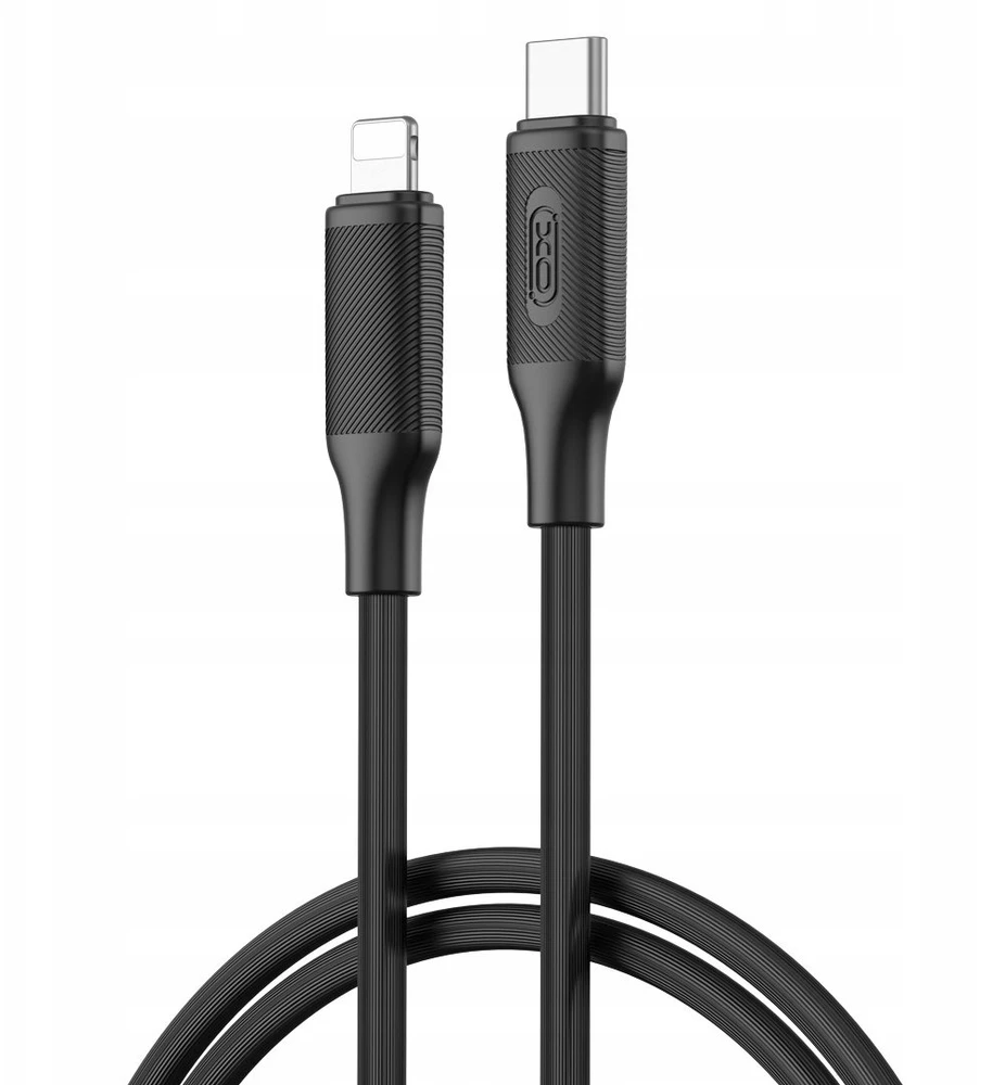 XO kabelis NB-Q265A PD USB-C - "Lightning" 1,0 m 27 W juodas