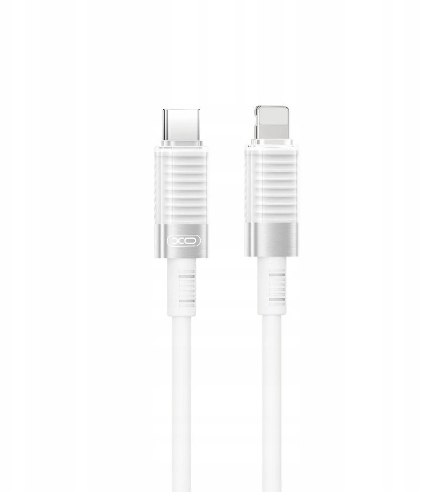 XO laidas NB-Q282B PD USB-C – USB-C 1,0m 60W baltas