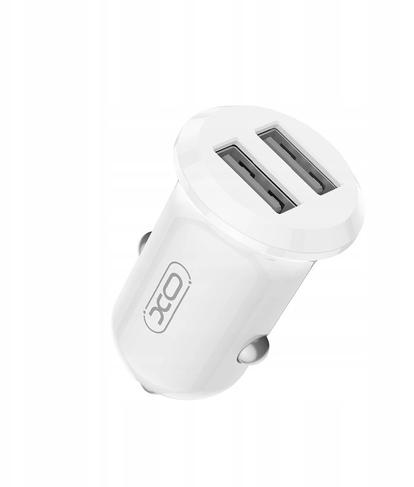 XO automobilinis įkroviklis CC67 12W 2x USB baltas
