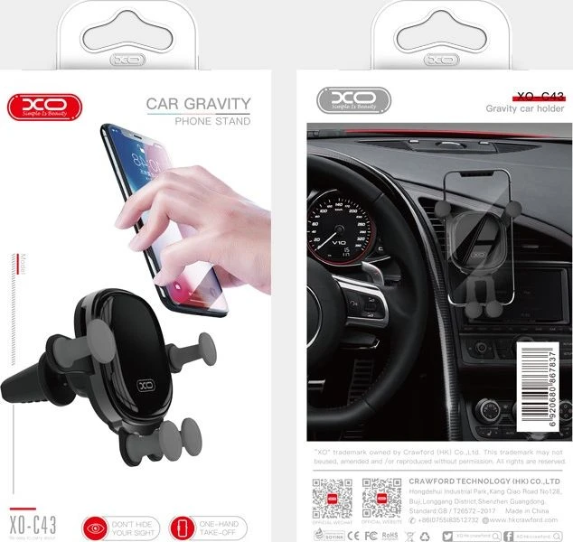 XO Laikiklis grawitacyjny automobiliui C43