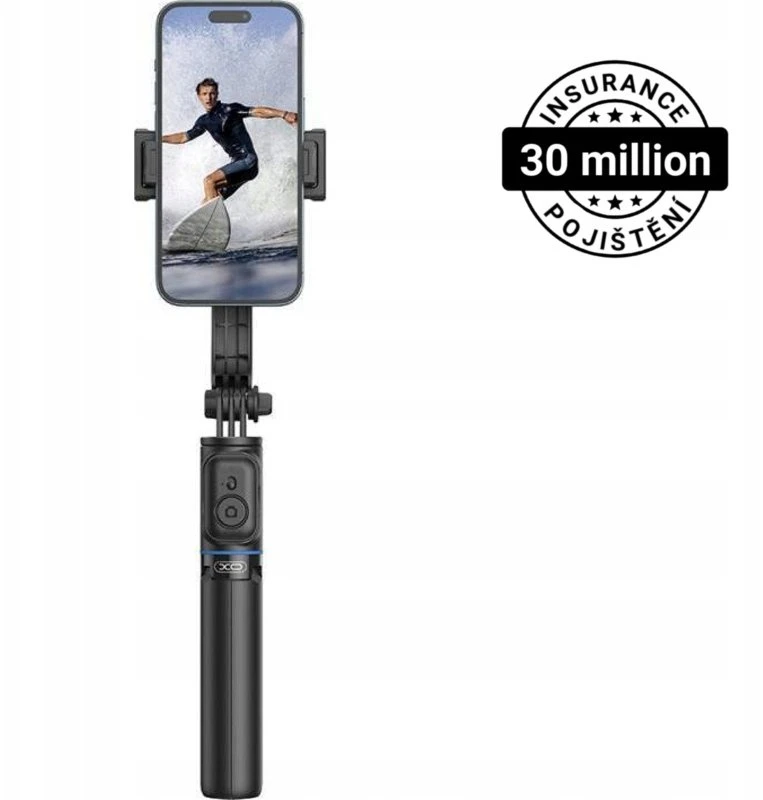 XO asmenukių lazda Bluetooth trikojis SS13 juodas 106cm