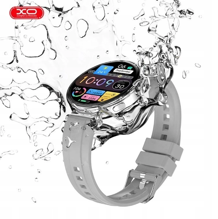 XO išmanusis laikrodis GT4 Mini Amoled sidabrinis