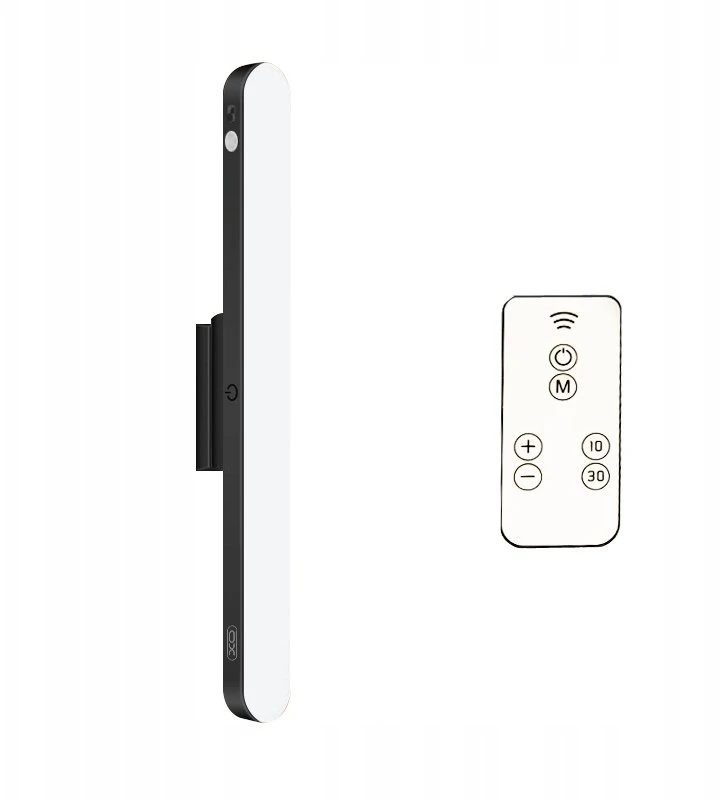 XO LED magnetinė lempa YH08A 1200mAh juoda