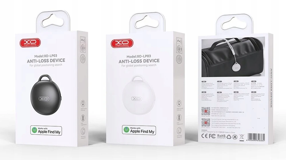 Lokatorius XO (LP03) bluetooth juodas