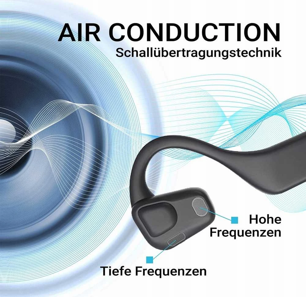 „Xoro Xoro KHB 35“ ausinės belaidės skambučiai į ausis / muzika / sportas / kasdienis „Bluetooth“ juodas