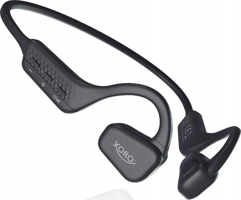 „Xoro Xoro KHB 35“ ausinės belaidės skambučiai į ausis / muzika / sportas / kasdienis „Bluetooth“ juodas
