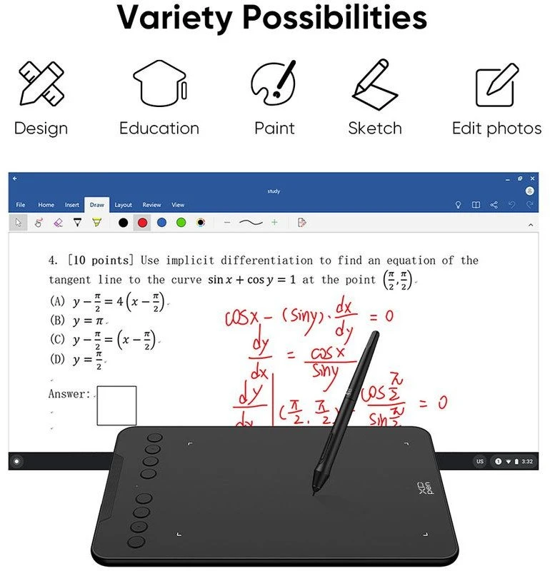 Xp Pen Planšetė Graficzny Deco 01 V3