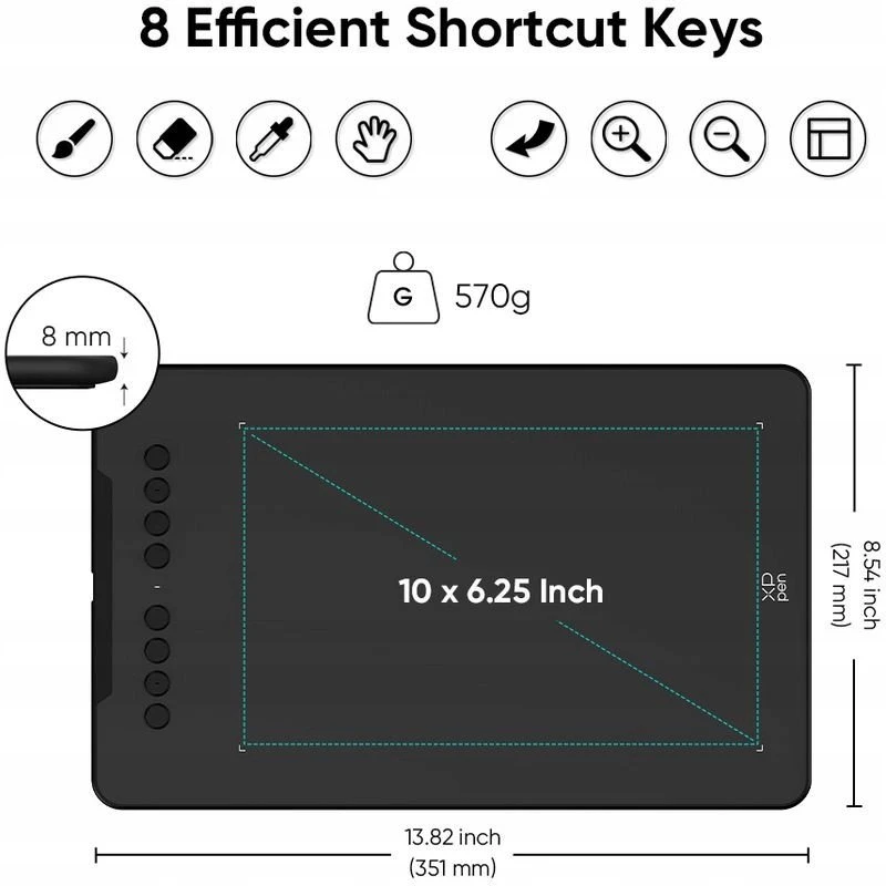 Xp Pen Planšetė Graficzny Deco 01 V3
