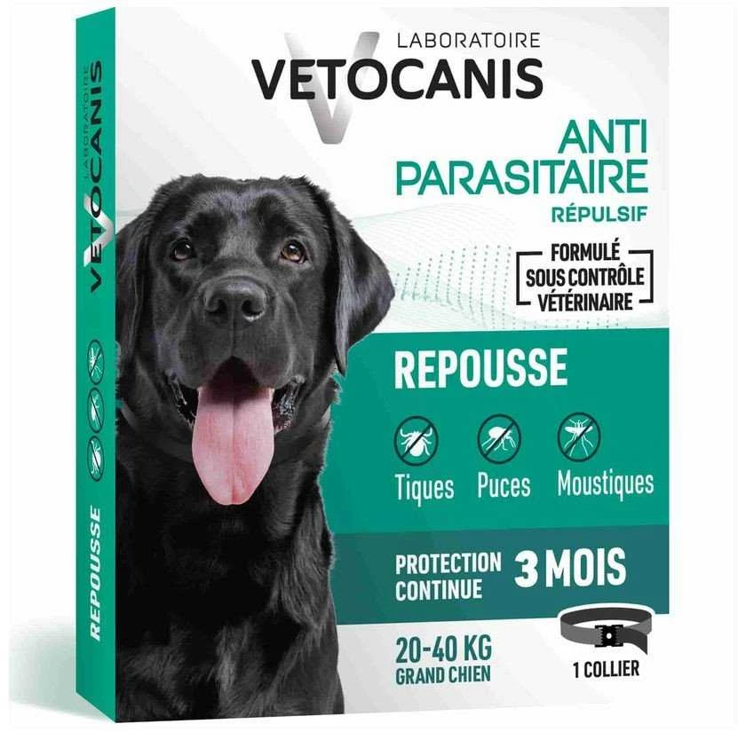 Vetocanis Antkaklis nuo parazitų dideliems šunims (virš 20kg)