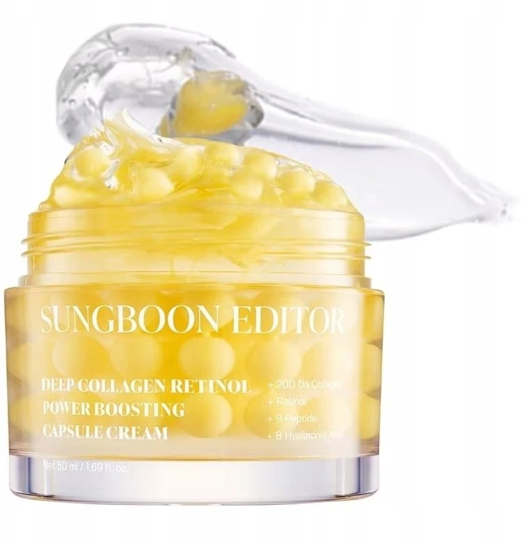 Sungboon Editor Deep Collagen Retinol Power Boosting Capsule kremas, 50 ml