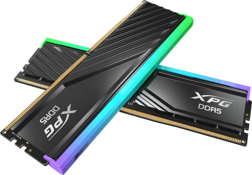 XPG Lancer DDR5 atminties modulis su RGB apšvietimu