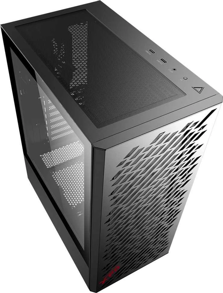 ADATA XPG Valor Air ATX Midi Tower juodas Glas 4x120mm