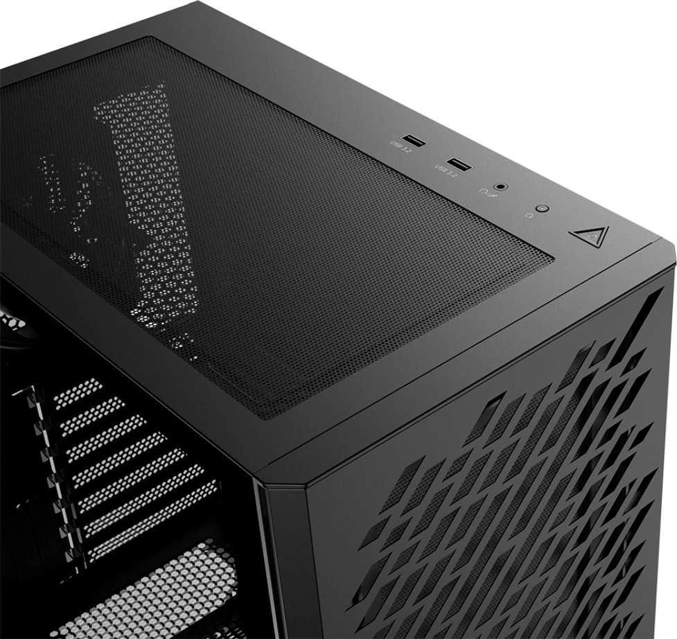 ADATA XPG Valor Air ATX Midi Tower juodas Glas 4x120mm