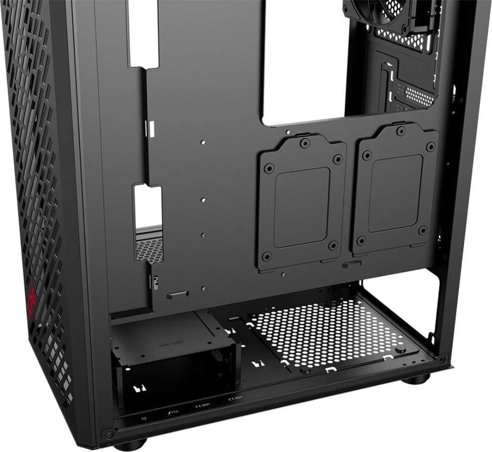 ADATA XPG Valor Air ATX Midi Tower juodas Glas 4x120mm