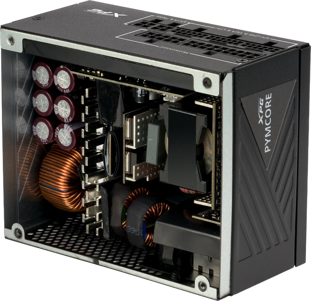 ADATA XPG Pymocore 850G SFX ATX 3.0 80 Plus Gold korpusas, modulinis